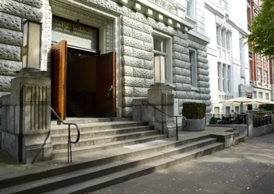 Logenhaus Provinzialloge Niedersachsen Hamburg Eingang