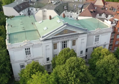 Logenhaus Provinzialloge Niedersachsen Hamburg von oben