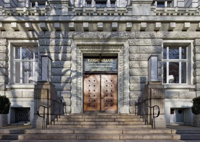 Logenhaus Provinzalloge Niedersachsen Hamburg Außenansicht